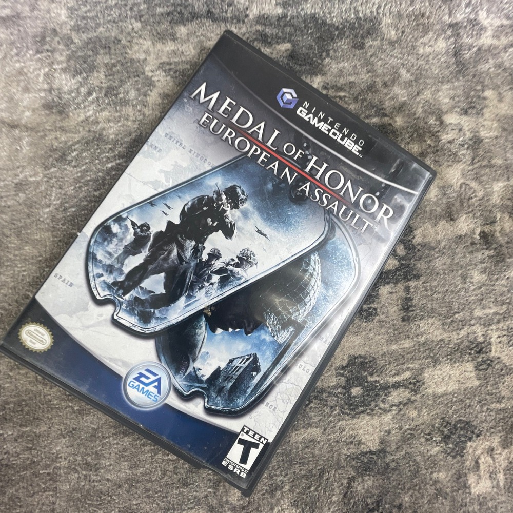 Medal of Honor European Assault Nintendo GameCube Video EA Games Black Label